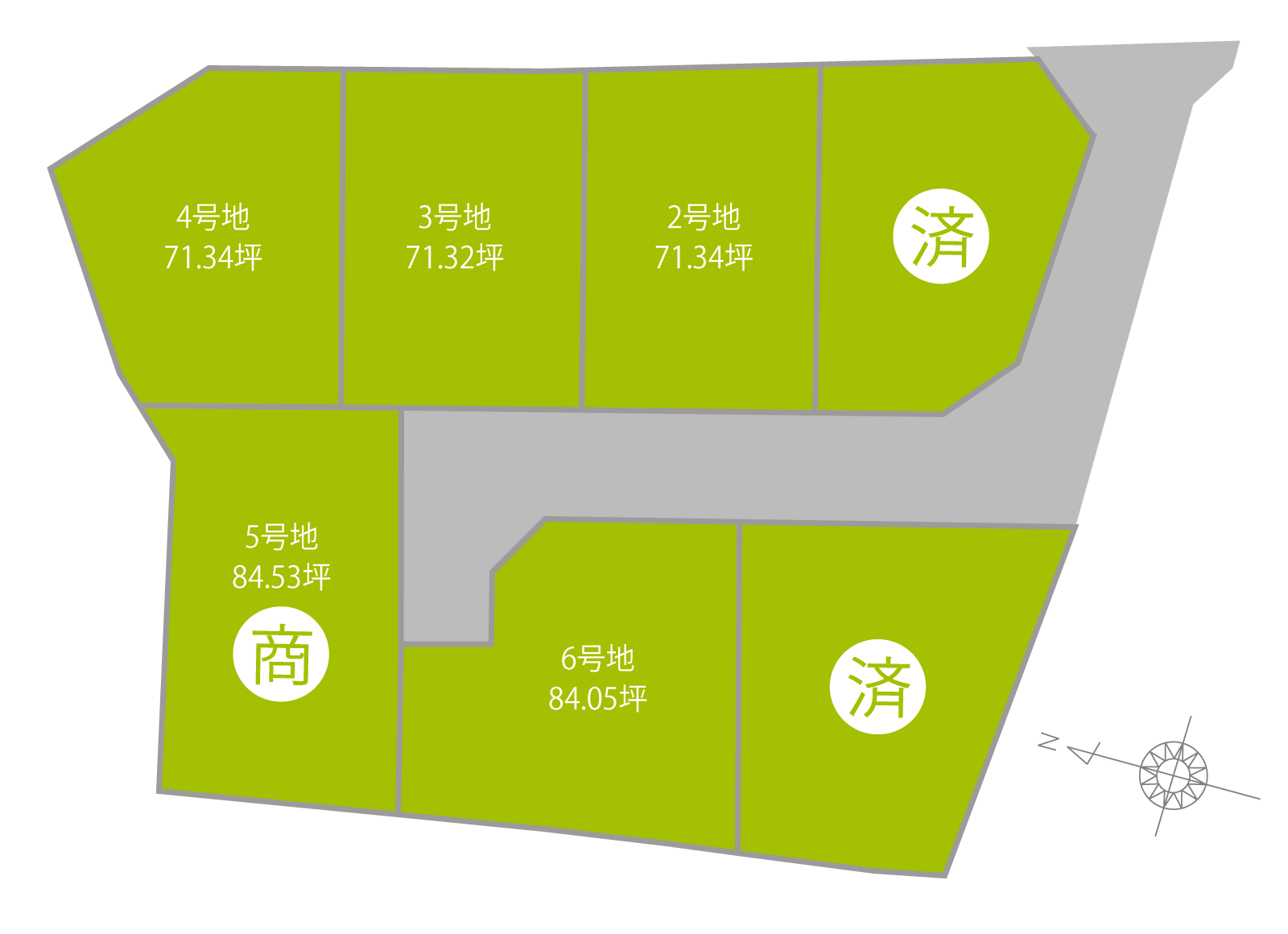丸亀市土器町東（全7区画）